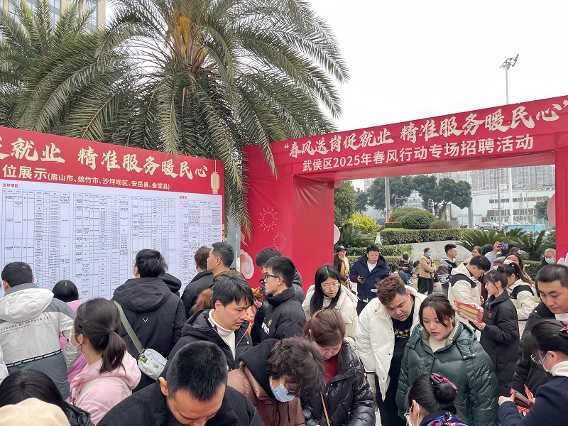 “百米小巷”人潮涌動！瑞方人力助力2025年武侯區春風行動專場招聘會“開門紅” 第6張
